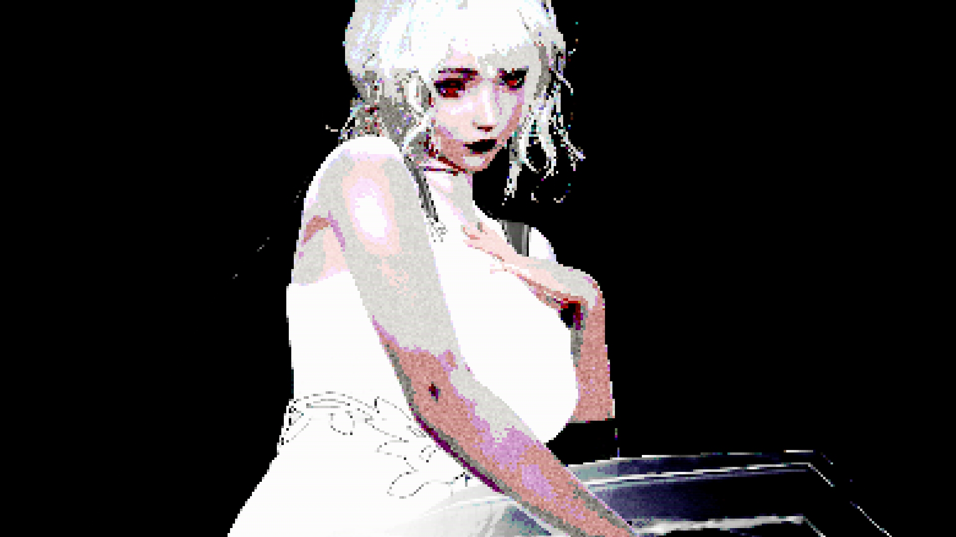 Lady in White illustration